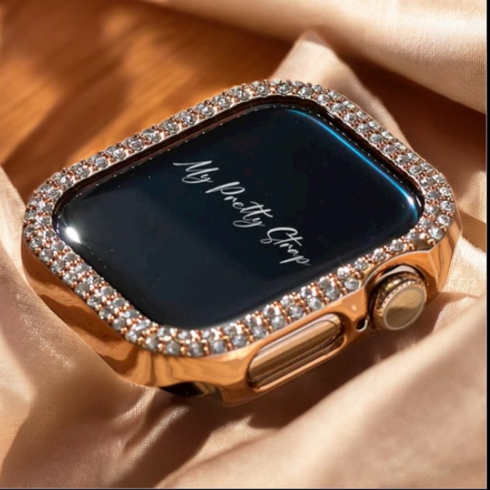 My Pretty Strap|Glitz Apple watch Cover| 42mm Rose Gold
